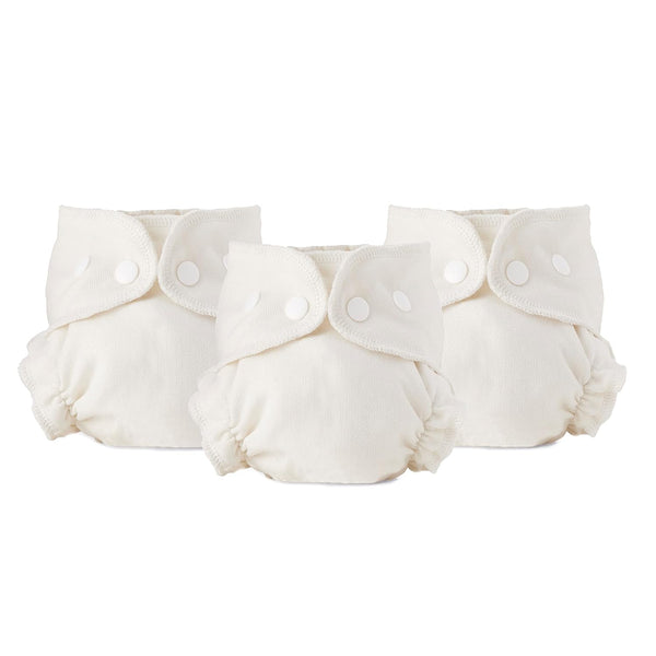 Esembly Cloth Diaper Inner - Organic Cotton Fitted Diaper- Soft, Ultra-Absorbant, Trim-Fitting