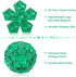 12 Set Magnetic Fidget Sphere - Pentagons Magnets Balls - Piece - Crystal Green - Magnet Fidgets Toy - Creativity