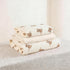 Set 3 52"x28", Set Organic Cotton Muslin Baby Crib Bedding Piece Soft for Infant Newborn Toddler Boys Girls Nursery Bed