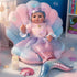 15-Inch 3+ BABESIDE Mermaid Baby Doll Girl, Realistic Soft Baby Dolls with Shiny Mermaid Tail & Accessories, Cute