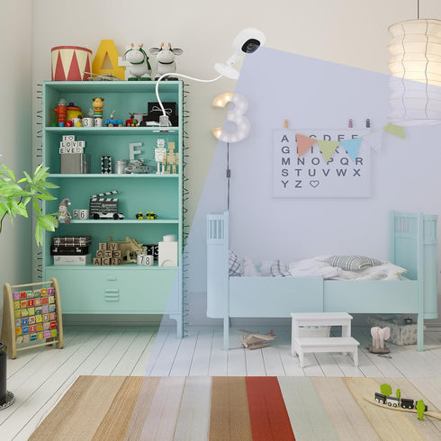 Pyfhy 15.7in 1/4 360 Flexible Baby Monitor Mount Compatible with Nanit Pro Smart Baby Monitor & Flex Stand, Also