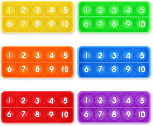 Ten-Frame Counting Toys - Math Manipulative for Elementary, Montessori Educational Toy for Preschool Learning