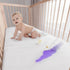 2 Pack, 6-Side 28'' 52" 6" Waterproof Crib Mattress Protector Zippered Waterproof Crib Mattress Encasement, Durable