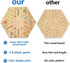 6 4 6 24 6 Original Marble Game Wahoo Board Game Double Sided Painted Wooden Fast Track Board Game for Friends
