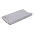 NoJo Little Love Sweet Deer - Grey, White Stripe Plush Changing Pad Cover with Pink Deer Applique, Grey, White, Pink