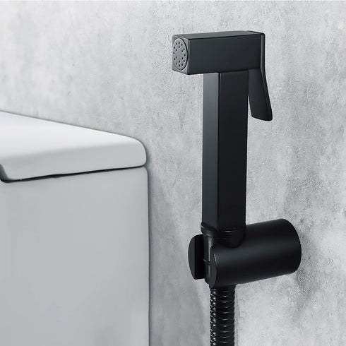 ICOBES Handheld Bidet Sprayer for Toilet Brass Baby Cloth Diaper Sprayer Square Toilet Sprayer High Pressure Handheld