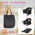 6-36 Hook on High Chair,Portable Foldable High Chair for Babies Months, Includes Storage Bag (Black)