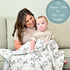 100% 6 47"x 47", LollyBanks Muslin Baby Blanket Organic Cotton, Muslin Quilt Lightweight, Toddler Blanket for Boys
