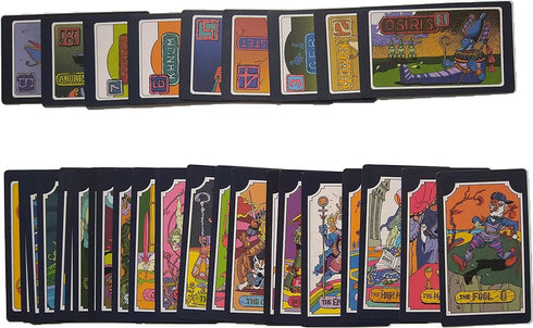 Adventure Anime Tarot Cards - 31 Pcs JoJo Anime Board Game for Divination