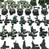 Military Weapon Guns Accessories for Minifigure Block Toys - Camouflage Helmets, E.O.D Suits, Shields (260pcs)