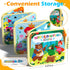 BATHKITS 3 Pack 30 3+ Reusable Water Painting Book for Kids - Magic Water Coloring Books with Water Pens, Fairy Tale