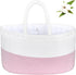 ABenkle X-Large Diaper Caddy Organizer - Cotton Rope Nursery Storage Basket for