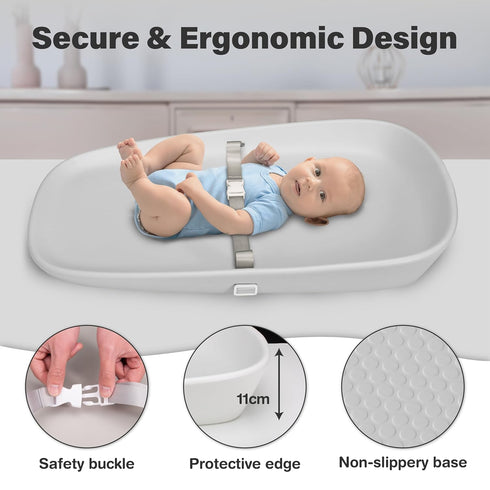 Nest Mello Baby Changing Pad, Soft, Lightweight and Portable, Waterproof and Easy to Clean, Large EVA Cushion