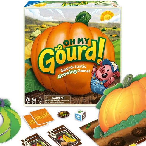Ravensburger Oh My Gourd! Family Game for Boys & Girls Age 6 & Up, Fun & Fast Family Game