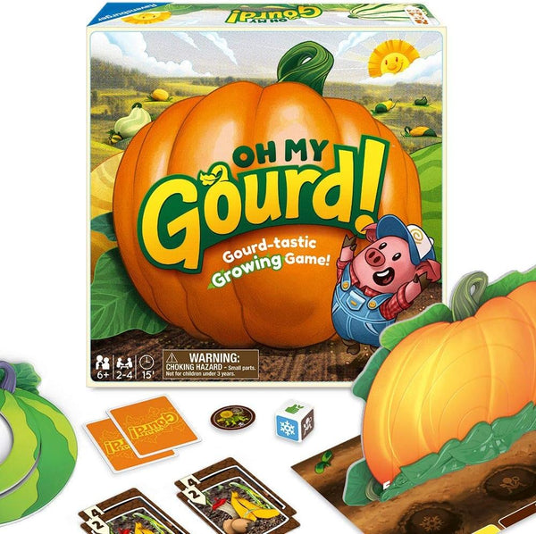 Ravensburger Oh My Gourd! Family Game for Boys & Girls Age 6 & Up, Fun & Fast Family Game