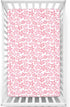 Cherry Blossom Themed Fitted Crib Sheet,Toddler Bed Mattress Sheets - Crib Mattress