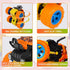 Monster Truck for Boys - 4 Pack Push and Go Friction Powered Car Toys, Inertia Pull Back Vehicle Set