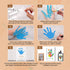 5 VidwanHome Family Handprint & Hand Casting Kit DIY Keepsake Frame, Wooden Frame & Acrylic Sheets Capture Baby