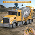 6 1:24 360 Fistone RC Cement Mixer Toy, Channel Truck with Lights, Electric Degree Stirring Vehicle, Rechargeable