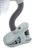 O2COOL 4 Inch Clip On Stroller Fan, Portable Battery Operated for Outdoor, Car Seat, and Baby Crib (Grey)