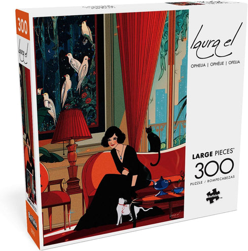 21.25 15.00 Buffalo Games - Laura El - Ophelia - Large Piece Jigsaw Puzzle for Adults - Challenging Puzzle Perfect
