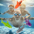 YHmall Swimming 5 Pack Underwater Diving Toys Shark Pool Torpedo Toys Throwing Torpedo Bandits Small Water Rockets