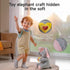 eJog Pup Peek a Boo Elephant Toy, Interactive Singing Plush Elephant Toy with Flapping Ears and Hearts, Musical Stuffed
