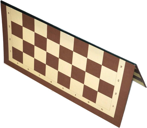 Double-Sided Cardboard Folding Chessboard Checkerboard for Playing Chess & Checkers Game