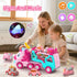 7 1 1 2 3 6 1 2 2+ newcrave in Carrier Truck Cars Toys for Year Old Girls, Toddlers Girl Toy with Mini Cars, Princess