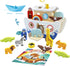 bpmfkid Noah's Ark Wooden Toy Set, Educational Wooden Animal Toys for Toddlers,