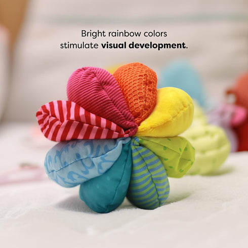 HABA Baby Balls - Machine Washable Sensory Toys, Ideal for Teething, Tummy Time, Ages 6 Months & Up