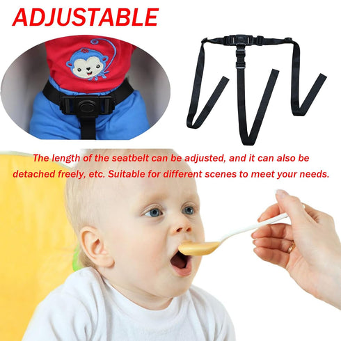 Dakexiong 3 Universal Point Harness Baby Chest Harness for Child/Kid Seats, Adjustable Harness Strap for High