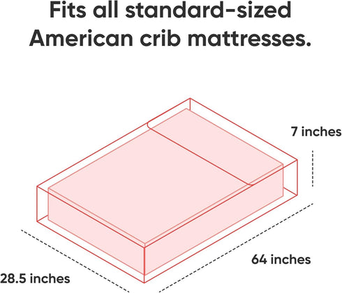 Hulsky 4+ Crib Mattress Storage Bag - Extra-Tough USA-Made Mil Bag - Stronger Than Standard Bags - Best Protection