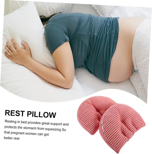 MERRYHAPY U-Shaped Pregnant Woman Pillow Comfortable Rest Cushion for Side Sleeping Durable Maternity Support for Home