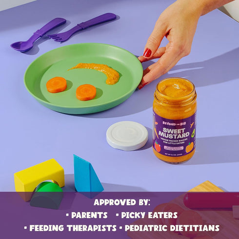 Beyond the Bib 24+ - Toddler and Kids Healthy Meal Sauces and Dips - Made with Vegetables, No Added Sugar, No Salt, No