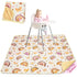 Basumee Splat Mat High Chair Mat Waterproof Baby Play Splat Mat for