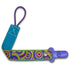 JaxBaby | Vibrant Targets Handmade Pacifier Strap with Clip | Woven Jacquard Paci Holder Cute Multicolor Baby Soothies