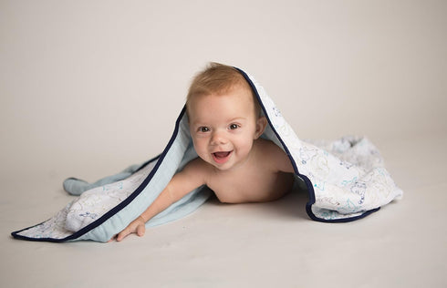 Hudson Baby Unisex Baby Cotton Muslin Swaddle Blankets, Foxes, 3-Pack