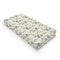 Woodland Mushroom Forest Changing Pad Covers, Watercolor Green Leaves Diaper Sheets for Boy Girl, Soft 32''x16''