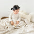 4-Layer Pattern,47''x51'' BuLuTu Large Baby Crib/Cradle Blanket Nursery Throw Blanket Reversible Cotton Muslin Kids Bed