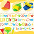 Playdough Tools with 40 Pcs Plastic Animal Shapes Cutters, 3 Pcs Basic Play Dough Tools