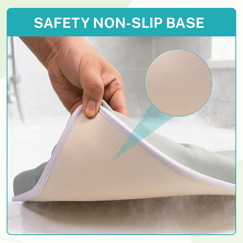 Elbow Elbow Comfortable Bath Kneeler and Kneeling Rest Pad - Painless Foam Mat with Support - Baby Bathtub Cushion