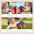 6-12 6 1-3, hahaland Baby Toys Months - Surprise Barn Stuffed Farm Animals, Rattle, Crinkle, Mirror, Montessori Toys