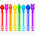 32 Pack Mini Pocket Bubbles Wands - Small Outdoor Summer Party Favors & Goodie Bag Fillers for Kids