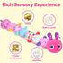 KMUYSL Baby Toys 0 to 12 Months - Musical Stuffed Animal Toys with Crinkle and Rattles for Newborn Gifts
