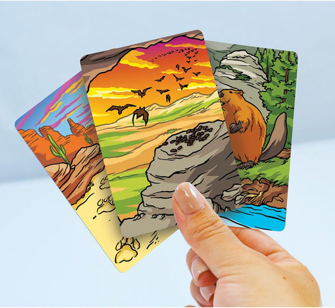 Masterpieces Jr Ranger Poop Tracks Card Game - Ages 6+, 2-6 Players, Medium