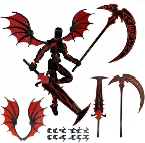 T13 Action Figure Set - (Assembled) 3D Printed Action Figure, Titan 13