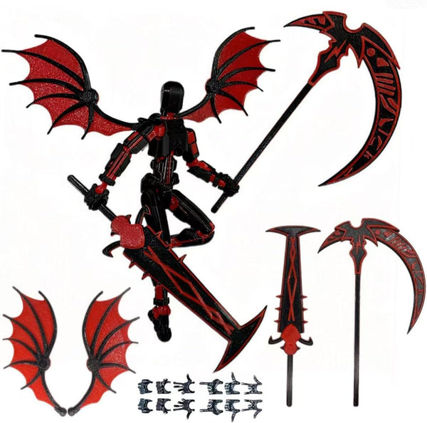 T13 Action Figure Set - (Assembled) 3D Printed Action Figure, Titan 13