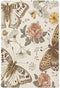 Kigai Vintage Butterfly Flower Crib Sheet for Boys and Girls Jersey Knit