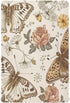 Kigai Vintage Butterfly Flower Crib Sheet for Boys and Girls Jersey Knit
